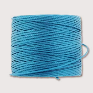 S-Lon (Superlon) Nylon Beading Cord TEX210 - 77 Yards - BERMUDA BLUE