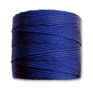 S-Lon (Superlon) Nylon Beading Cord TEX210 - 77 Yards - CAPRI BLUE