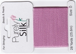 Purely Silk Beading Thread - Size E - Strawberry Pink