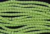 CzechMates 6mm Tiles Czech Glass Beads - Opaque Honeydew T125