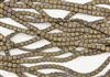 CzechMates 6mm Tiles Czech Glass Beads - Oxidized Bronze Clay Matte T217