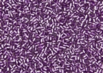 #0 Bugle 2mm Japanese Toho Glass Beads - Light Grape Silver Lined #2219