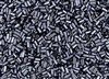 #1 Bugle 3mm Japanese Toho Glass Beads - Hematite Metallic #81