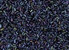 #1 Bugle 3mm Japanese Toho Glass Beads - Navy Blue Iris Metallic #82