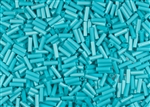 #2 Bugle 6mm Japanese Toho Glass Beads - Turquoise Opaque #55