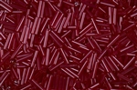 #3 Bugle 9mm Japanese Toho Glass Beads - Dark Ruby Transparent #5C