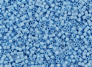 2mm Japanese Toho Cube Beads - Aqua Blue Opaque #43