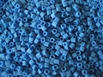 2mm Japanese Toho Cube Beads - Dark Aqua Opaque Matte #43DF
