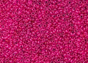 11/0 Demi Round Toho Japanese Seed Beads - Hybrid ColorTrends Transparent Pink Yarrow #YPS0051