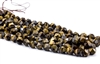 9mm Natural Tiger's Eye Faceted Nugget Beads