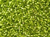 8/0 HEX Japanese Toho Seed Beads - Peridot Silver Lined #24