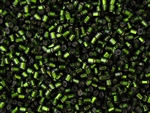 8/0 HEX Japanese Toho Seed Beads - Olivine Green Silver Lined #37