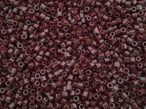 8/0 HEX Japanese Toho Seed Beads -  Dark Brown Opaque #46