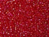 8/0 HEX Japanese Toho Seed Beads - Ruby Transparent Rainbow #165B