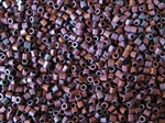 8/0 HEX Japanese Toho Seed Beads - Purple Iris Metallic Matte #704