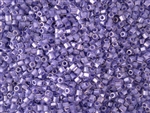 8/0 HEX Japanese Toho Seed Beads - Purple Lined Crystal #988