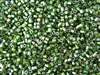 8/0 HEX Japanese Toho Seed Beads - Metallic Lined Olive Luster #1007