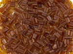 Miyuki Tila 5mm Glass Beads - Transparent Topaz #TL134