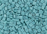 Miyuki Tila 5mm Glass Beads - Opaque Turquoise #TL412
