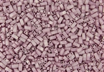 Miyuki Half Tila Bricks 2.5x5mm Glass Beads - Opaque Antique Rose Luster #TLH599