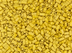 Miyuki Half Tila Bricks 2.5x5mm Glass Beads - Dandelion Yellow Matte #TLH2311