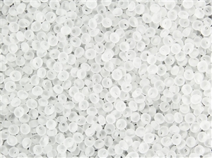 3MM Magatama Toho Japanese Seed Beads - Crystal Transparent Matte #1F
