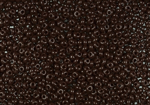 3MM Magatama Toho Japanese Seed Beads - Dark Brown Opaque #46