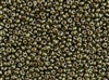 3MM Magatama Toho Japanese Seed Beads - Green Tea Gold Luster #457