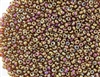 3MM Magatama Toho Japanese Seed Beads - Dark Topaz Gold Luster #459