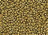 3MM Magatama Toho Japanese Seed Beads - Gold Iris Metallic Carnival #513