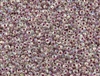 3MM Magatama Toho Japanese Seed Beads - Crystal Rainbow Strawberry Lined #771