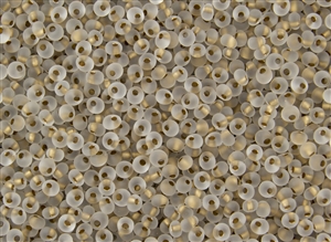 3MM Magatama Toho Japanese Seed Beads - Bronze Lined Crystal Matte #989F