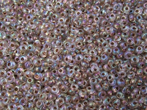 3MM Magatama Toho Japanese Seed Beads - Crystal Bronze Lined Rainbow #994