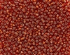 3MM Magatama Toho Japanese Seed Beads - Burnt Orange Silver Lined #2208