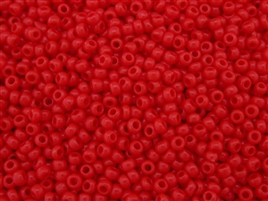 6/0 Toho Japanese Seed Beads - Light Red Opaque #45A