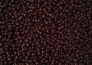 6/0 Toho Japanese Seed Beads - Dark Brown Opaque #46