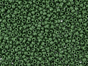 6/0 Toho Japanese Seed Beads - Forest Green Opaque #47H