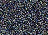 6/0 Toho Japanese Seed Beads - Jet Black Iris Metallic #86