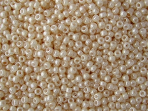 6/0 Toho Japanese Seed Beads - Cream Opaque Luster #123