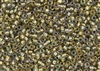 6/0 Toho Japanese Seed Beads - Lt Bronze Lined Crystal Rainbow #262