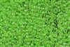 6/0 Toho Japanese Seed Beads - Opaque Neon Green Lined Crystal #805