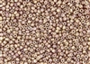 6/0 Toho Japanese Seed Beads - Beige Pink Marbled Opaque #1201