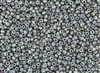 6/0 Toho Japanese Seed Beads - Blue Marbled Lt. Sea Foam Opaque #1208