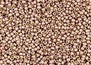 6/0 Toho Japanese Seed Beads - PermaFinish Subtle Pink Matte #PF552F