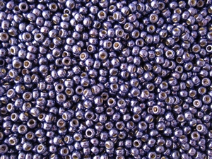 6/0 Toho Japanese Seed Beads - PermaFinish Purple Metallic #PF567