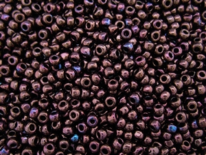 6/0 Toho Japanese Seed Beads - Hybrid Antiqued Metallic Purple #Y504