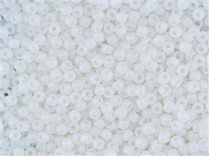 6/0 Toho Japanese Seed Beads - Hybrid Sueded Crystal #Y610