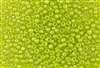6/0 Toho Japanese Seed Beads - Hybrid Sueded Gold Peridot / Lime Green #Y620