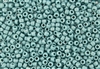 6/0 Toho Japanese Seed Beads - Hybrid Sueded Gold Opaque Turquoise #Y627