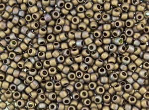 6/0 Toho Japanese Seed Beads - Hybrid Frosted Oxidized Bronze Clay #Y864F
